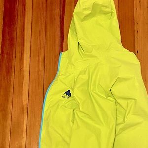 Large Burton Kids' Windom Rain Jacket (Good Condition)